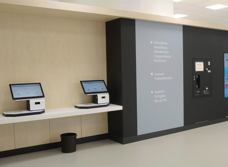 2 selfcheck 500D in landesbibliothek koblenz library