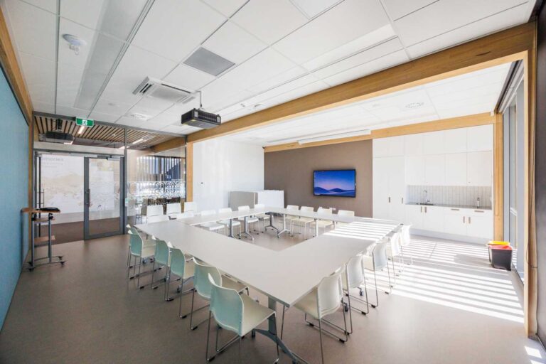 manawatu library meeting and dining area | Groundbreaking access: open+ in Manawatū Community Hub Libraries, New Zealand