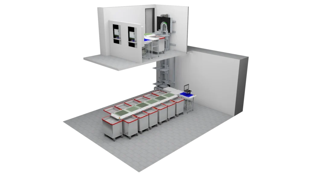 compact flexAMH elevator design for backroom efficiency